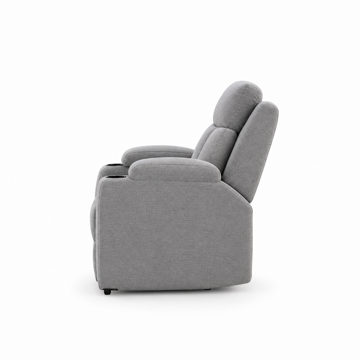 Fauteuil Canapé Relax Inclinable en Tissu Gris