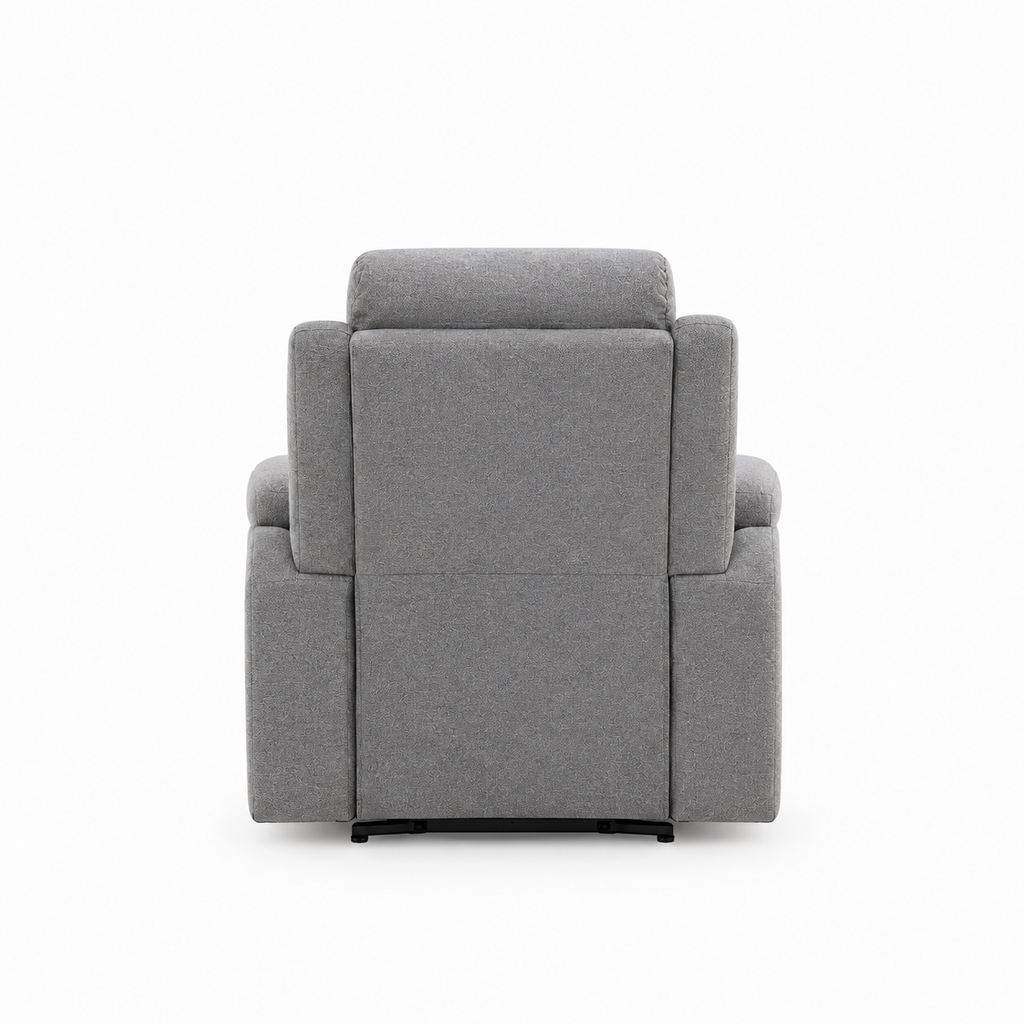 Fauteuil Canapé Relax Inclinable en Tissu Gris