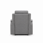 Fauteuil Canapé Relax Inclinable en Tissu Gris