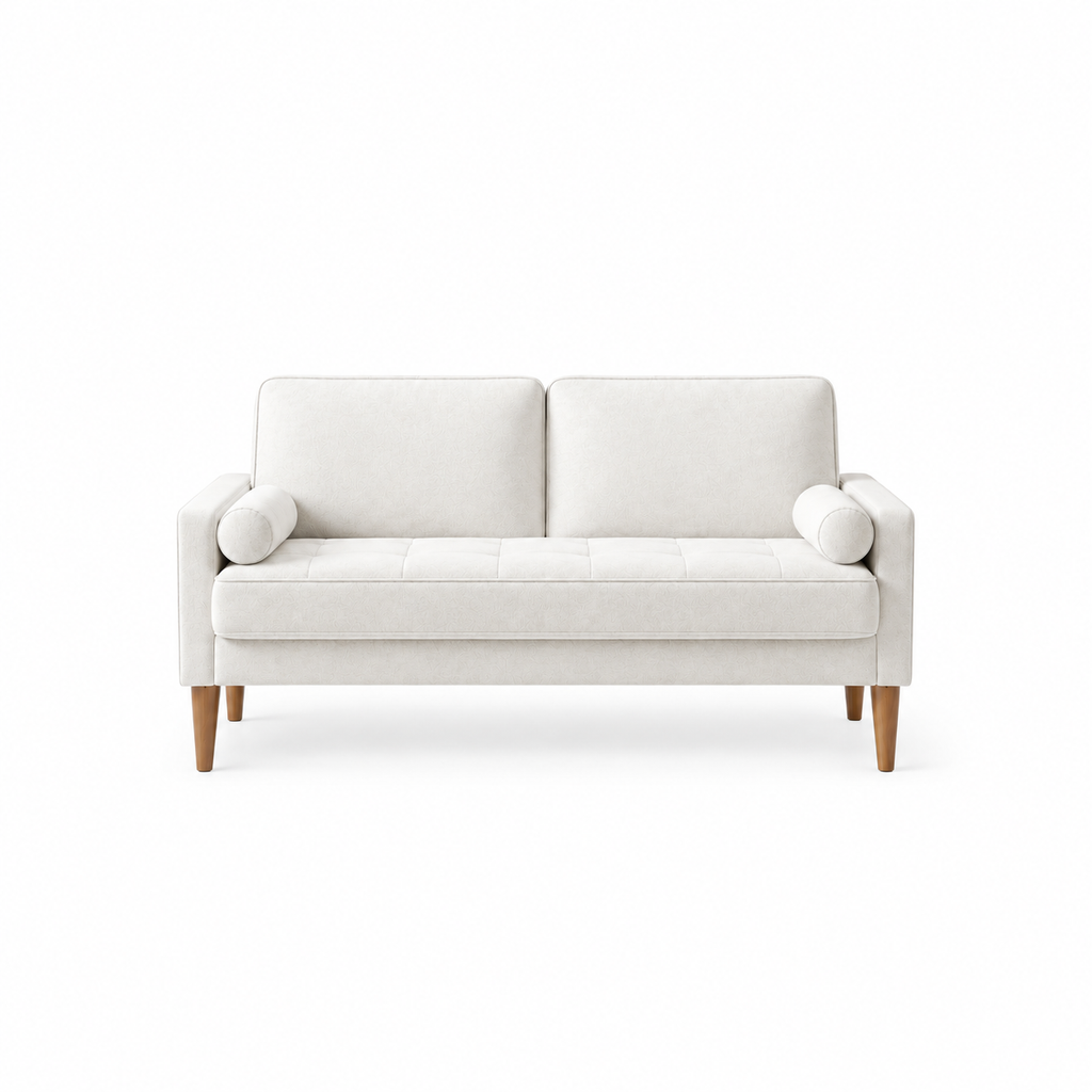 Canapé 2 places – Confort & Design avec pieds surélevés