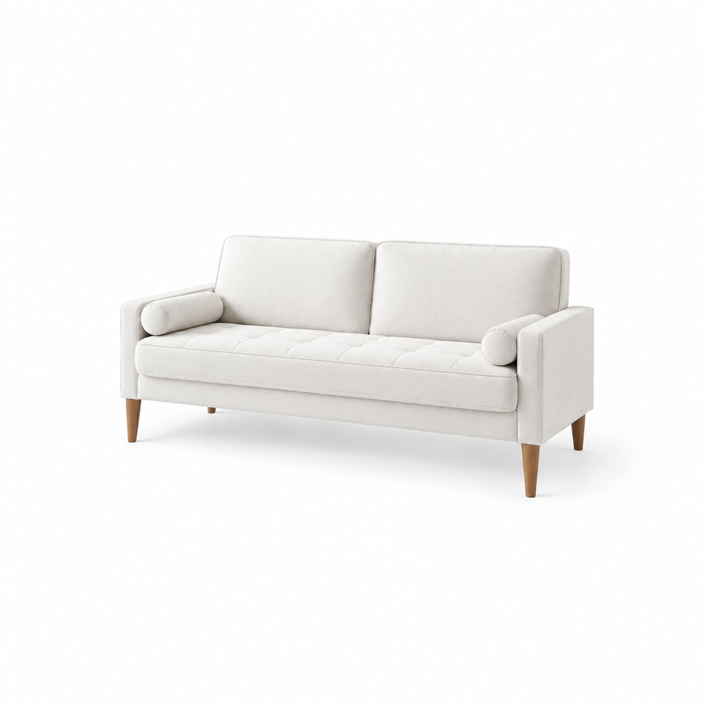 Canapé 2 places – Confort & Design avec pieds surélevés