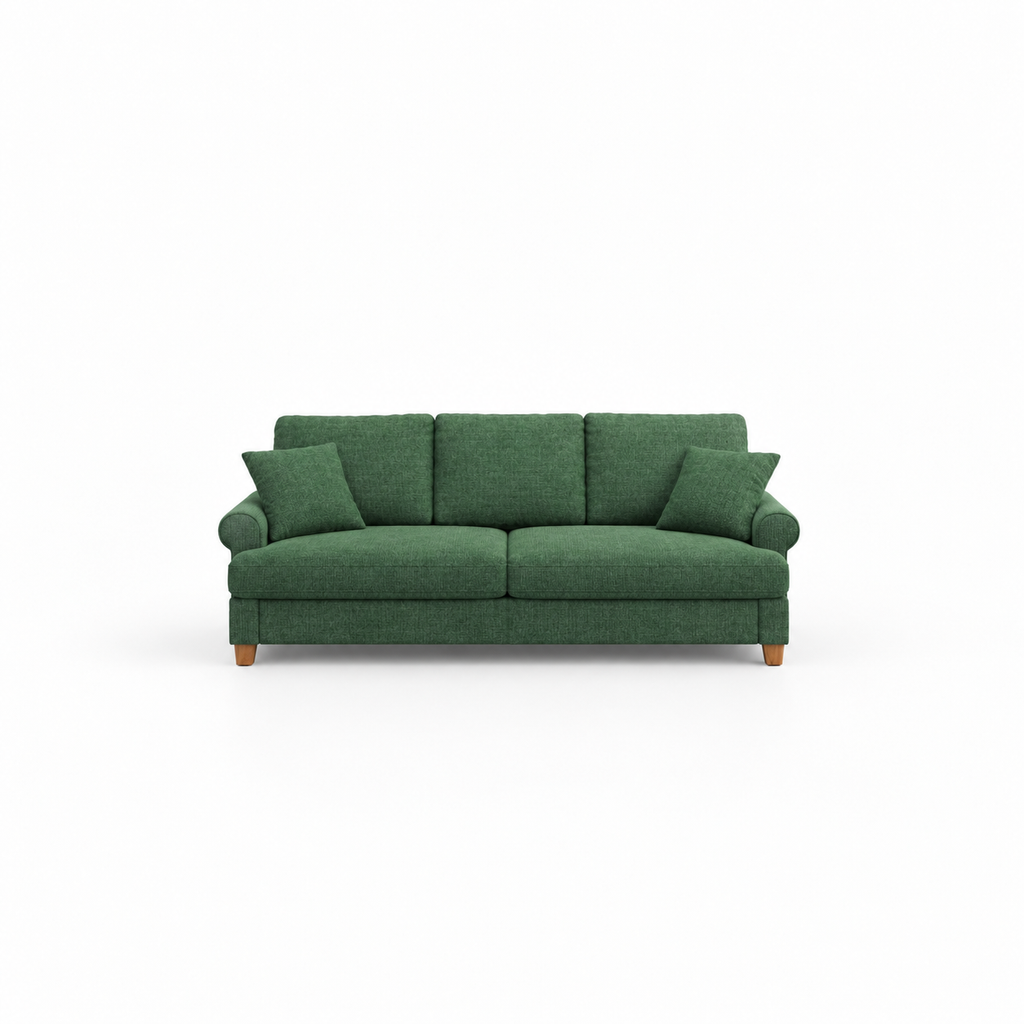 Canapé 3 places en tissu – Confort et design intemporel