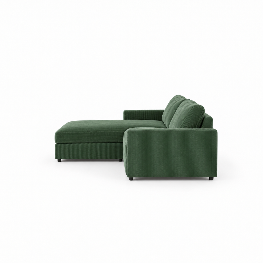 Canapé 2 places avec angle – Design confortable et modulable