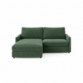 Canapé 2 places avec angle – Design confortable et modulable
