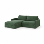 Canapé 2 places avec angle – Design confortable et modulable