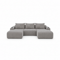 Canapé panoramique 3 places avec double angle – Confort XL & design moderne