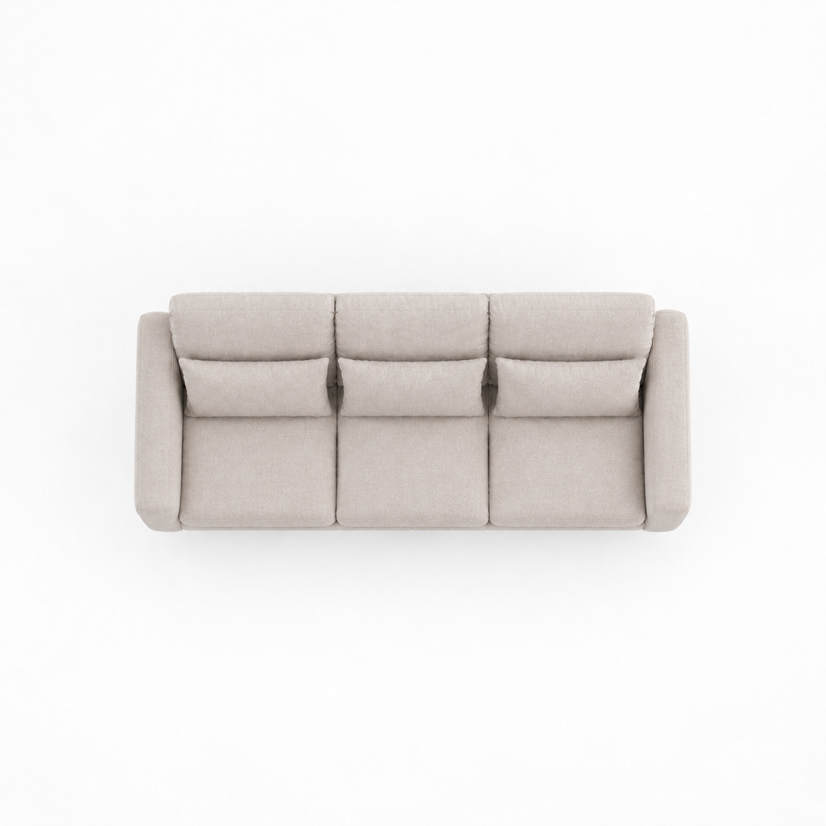 Canapé 3 places beige moderne