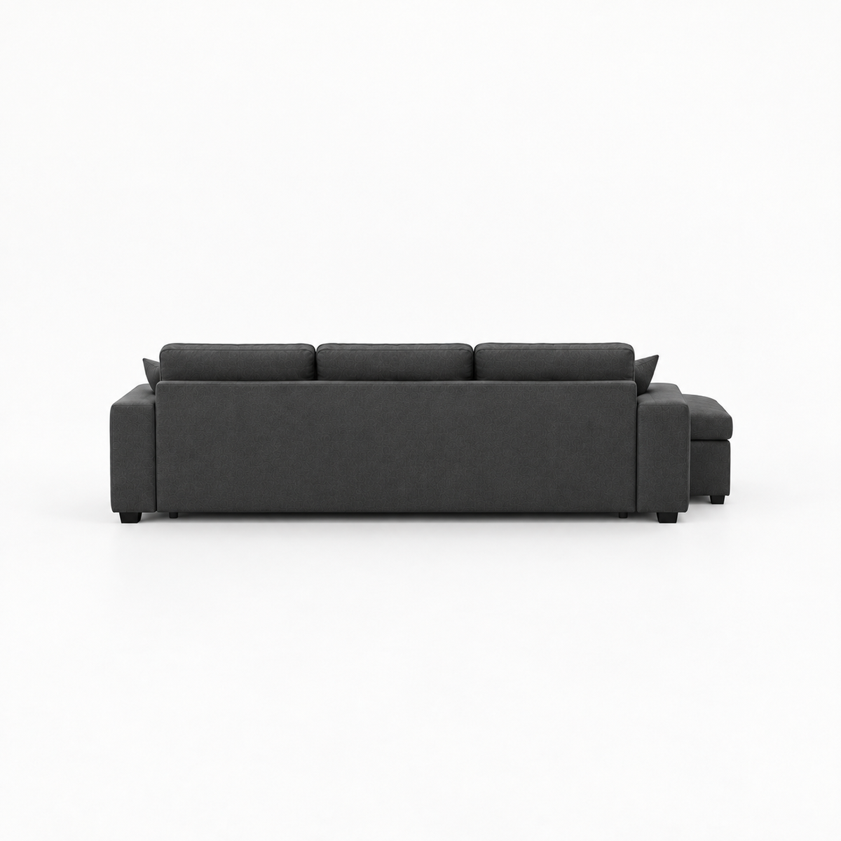 Canapé d’angle convertible méridienne 3 places – Anthracite