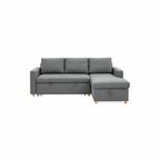 Canapé 3 Places Convertible avec Méridienne – Gris