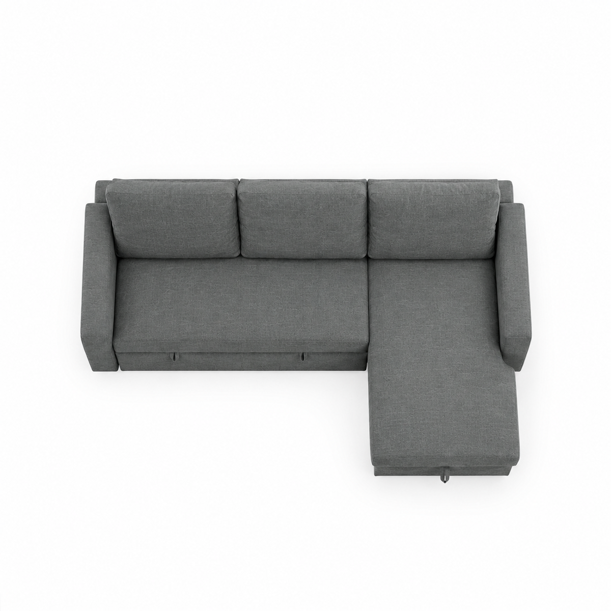 Canapé 3 Places Convertible avec Méridienne – Gris