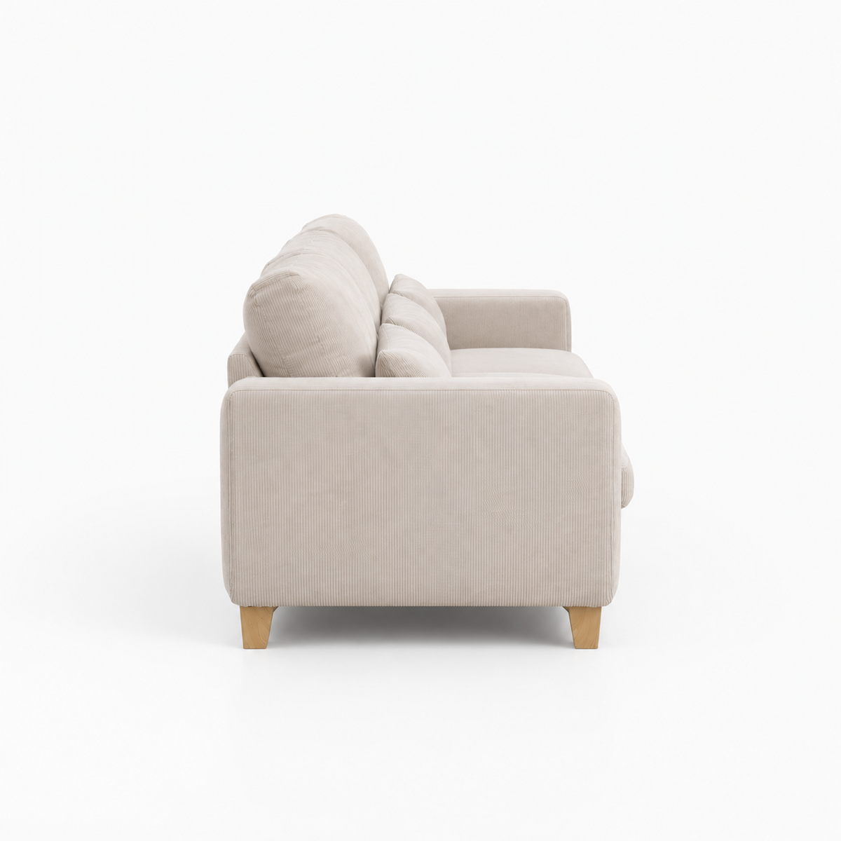 Canapé 3 places beige moderne