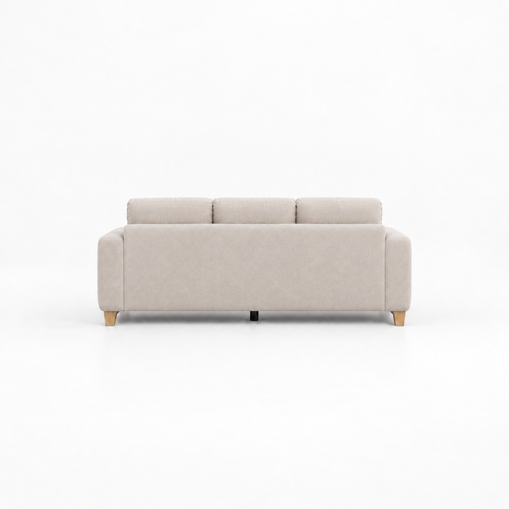Canapé 3 places beige moderne