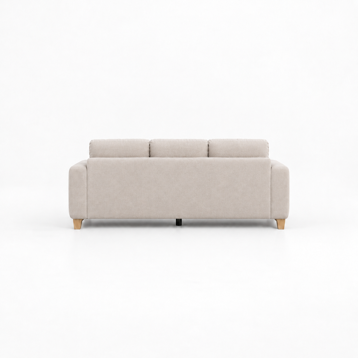 Canapé 3 places beige moderne