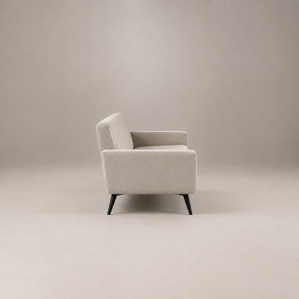 Canapé 3 Places - blanc - beige