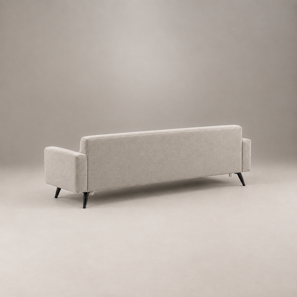 Canapé 3 Places - blanc - beige