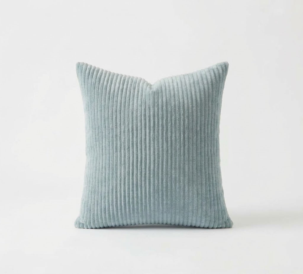 Pack de 4 Housses de Coussin en Velours Côtelé – Douces, Élégantes et Déco