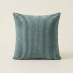 Pack de 4 Housses de Coussin en Velours Côtelé – Douces, Élégantes et Déco