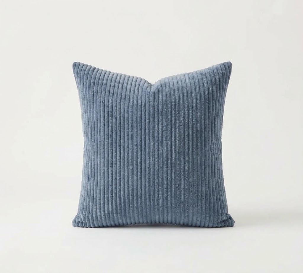 Pack de 4 Housses de Coussin en Velours Côtelé – Douces, Élégantes et Déco