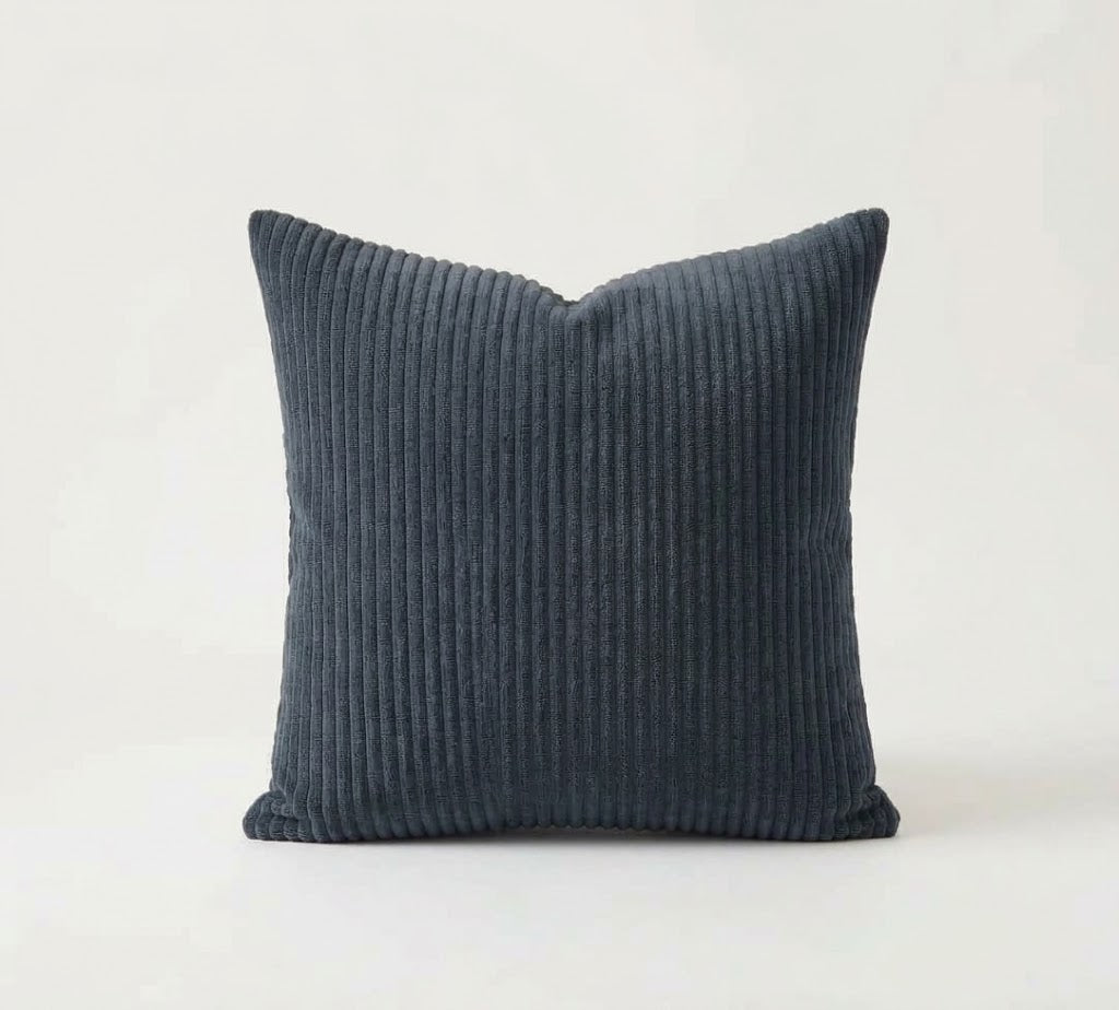 Pack de 4 Housses de Coussin en Velours Côtelé – Douces, Élégantes et Déco