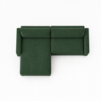 Canapé 2 places avec angle – Design confortable et modulable